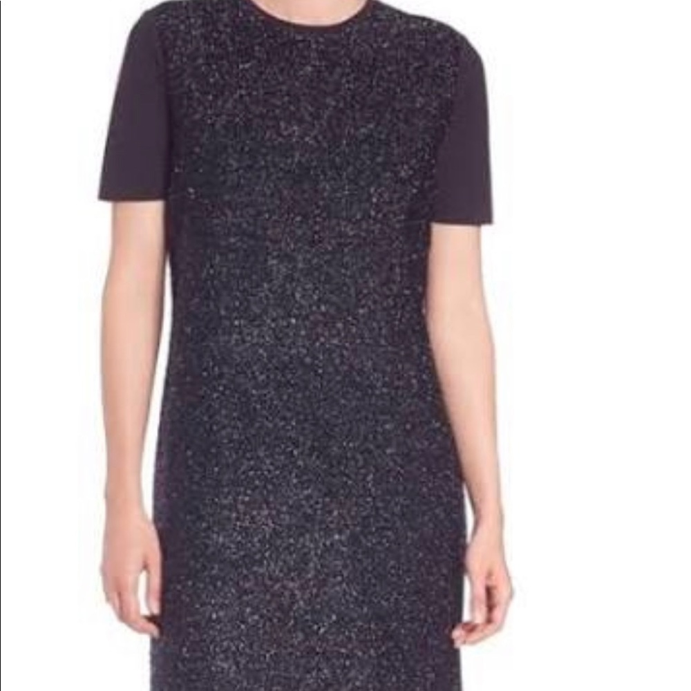 Tory Burch Tinsel Shimmer Navy Dress